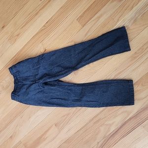 Childrens place, grey/black patterned boys dress pants, size 6, sizeable waist